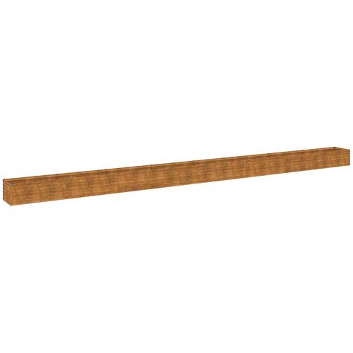 VidaXL Povi&amp;scaron;ena vrtna gredica 770 x 50 x 36 cm od čelika COR-TEN Slike