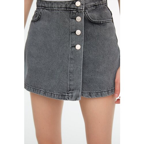 Trendyol Women's skirt Button detailed Cene