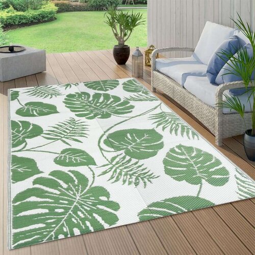 Vanjski Zunanja preproga zelena 120x180 cm PP, (20764519) Cene