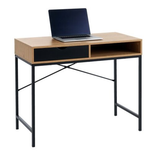 Radni Sto Trappedal 48x95 hrast/crna ( 3601094 ) Cene