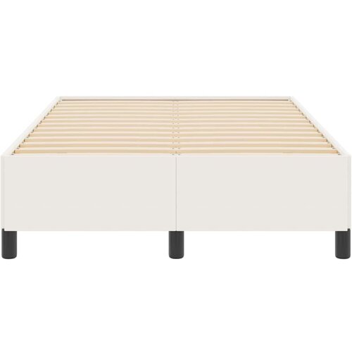 Krevet s opruga kutije Krem 120 x 200 cm Kordura tekstil Slike