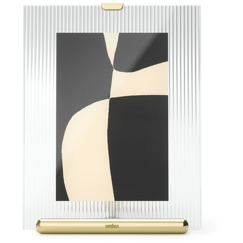 Umbra Stakleni stojeći okvir u zlatnoj boji 16x20 cm Flute &amp;ndash; Slike
