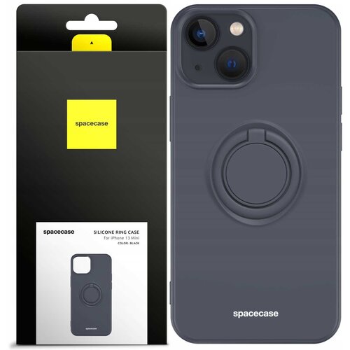 Spacecase SILIKONSKI OVITEK RING ZA IPHONE 13 MINI ČRN ZA&Scaron;ČITNI, (21964404) Cene