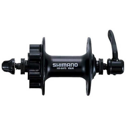 Shimano nabla prednja HBM475L 36H old 100MM axle 108MM qr 133MM for rotor 6BOLT black indpack EHBM475AL5 Slike