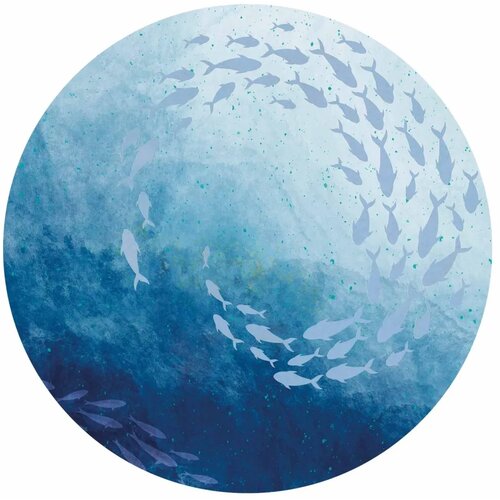  Okrugla fototapeta - Sea depths 280x280 Cijene