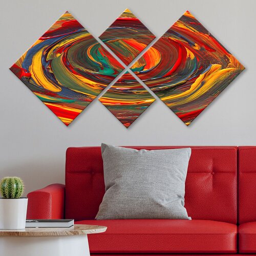 Wallity slika 4MDF10566658, 60x115 cm, 4 dela Cene