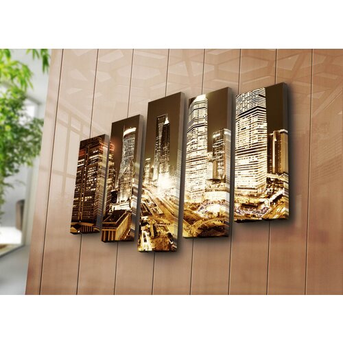 Wallity slika 5PATK-75, 70 x 105 cm, 5 delova Cene
