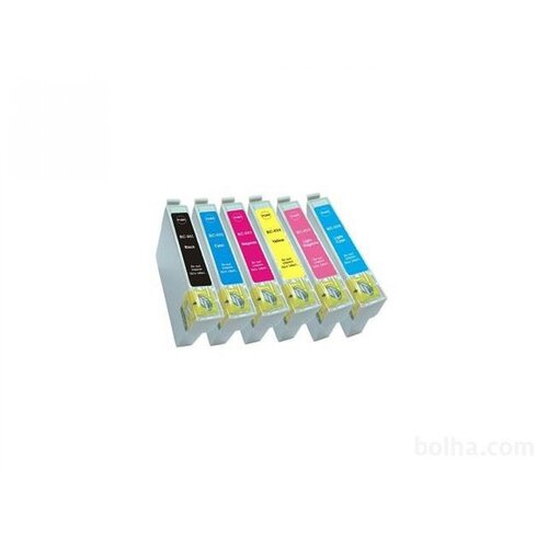 Epson T0807 , T0801 do T0806 , komplet 6 kompatibilnih kartu&amp;scaron; Slike