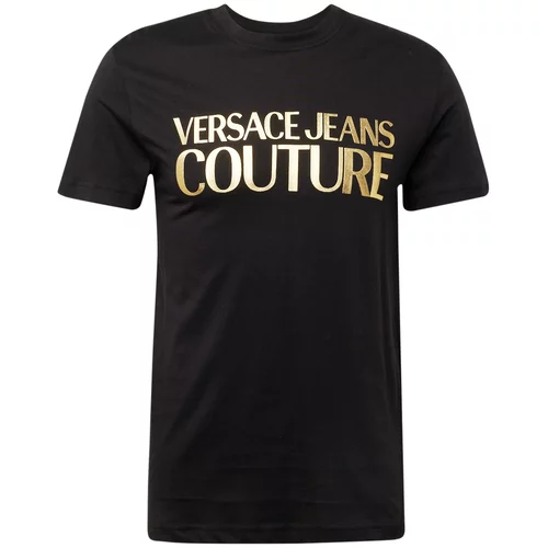 Versace Jeans Couture Majica zlata / črna
