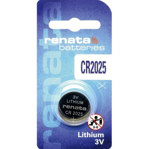Renata baterija CR 2025 3V Litijum baterija dugme, Pakovanje 1kom Slike