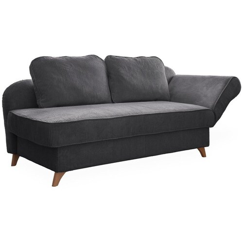 Miuform Siva ležaljka od samta (s desnim kutom) Chic Charlotte &amp;ndash; Slike