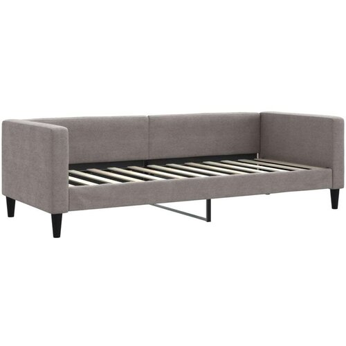  Dnevni krevet smeđesivi 80 x 200 cm od tkanine Slike