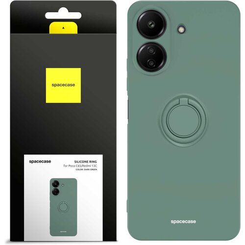 Spacecase SILIKONSKI OVITEK OBROČ ZA XIAOMI REDMI 13C 4G / POCO C65 TEMNO ZELEN, (21962737) Cene