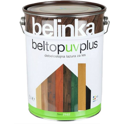 Belinka Debeloslojna lazura za les BELTOP UV PLUS (5 l, hrast, št.93) Cene