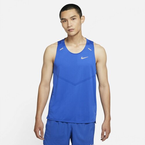 Nike m nk df rise 365 tank, muška majica za trčanje, plava CZ9179 Slike