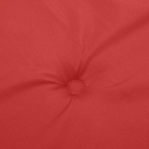  Jastuk za vrtnu klupu crveni 150 x 50 x 3 cm od tkanine Oxford Slike
