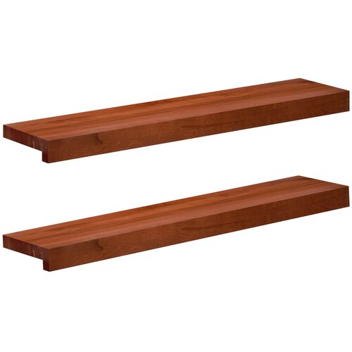  Prozorske klupice 2 kom. Smeđa 80x 20 x 2 cm Čvrsto drvo bukve Cene