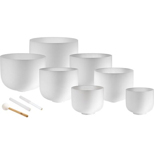 Meinl Sonic Energy Crystal Singing Bowls Chakra Set - - Audio-Kondric Cene