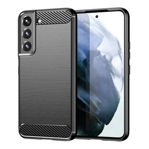  Silikonski ovitek za samsung galaxy S22 plus 5G - mat carbon črn Cene