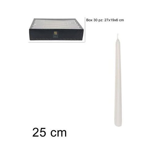  SVIJEĆA LAMINIRANA 25 CM BIJELA Slike