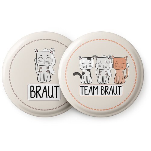 Spielehelden Značke mačić Djevojčino zbogom slobode 12 bedževa 5,6 cm ekstra velikih Poklon za djevojački oproštaj od slobode Cijene