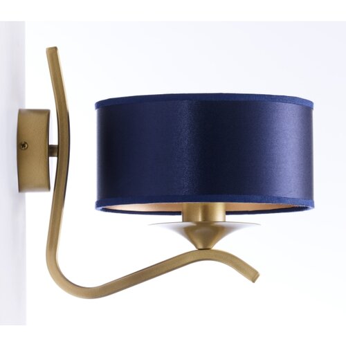 Jupiter 2115 - zidna lampa kaszmir 1xE27/15W/230V plava/zlatna Slike