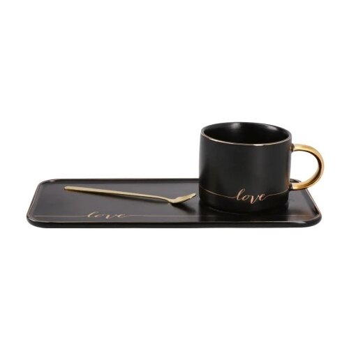  Moka set, set šolja sa tacnom, keramička, ljubav Cene