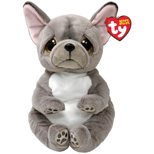 Ty Beanie Bellies WILFRED sivi kuža, 24 cm Cene
