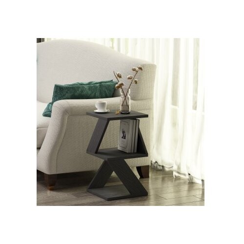 Hanah home Klub sto Albeni, 29.6x54.2x29.6 cm, Tamnosivi Cijene