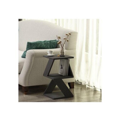 Hanah home pomoćni stočić albeni black wooden Cene