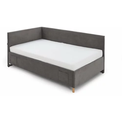 Meise Möbel Antracitno siva otroška postelja 120x200 cm Cool –