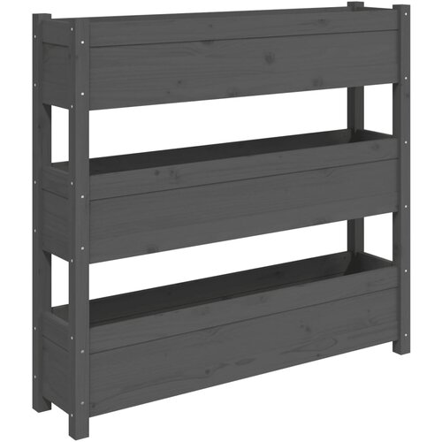  Sadilica siva 112 x 25 x 104,5 cm od masivne borovine Slike