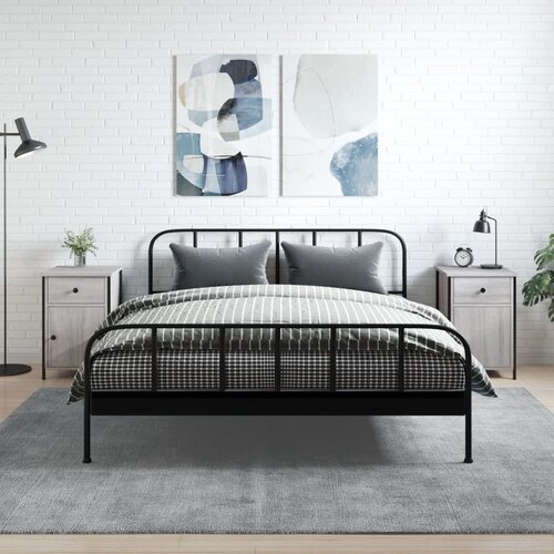 VidaXL Nočna omarica 2 kosa siva sonoma 40x42x60 cm inženirski les Slike