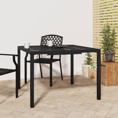 vidaXL Vrtni stol antracit 100x100x72 cm čelični Cijene