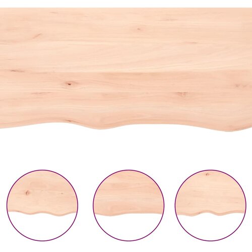  Zidna polica 40x40x(2-4) cm neobrađena masivna hrastovina Slike