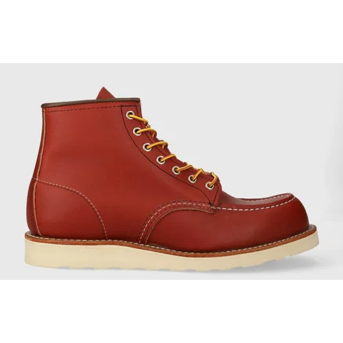 Red Wing Kožne cipele 6-INCH Classic Moc Moc Toe za muškarce, boja: crvena, 8875 8875