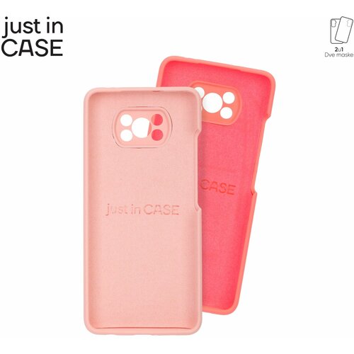 Just In Case 2u1 extra case mix plus paket pink za poco X3 pro Slike