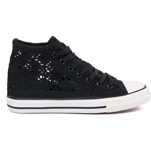 Shelvt Openwork black high sneakers Cijene