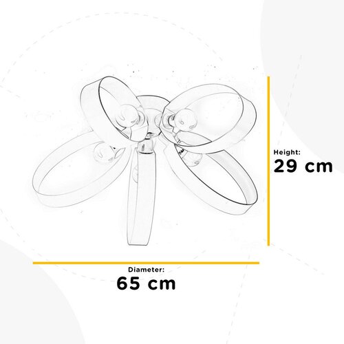 Lesnina XXXL STROPNA SVETILKA 65/29 cm Slike