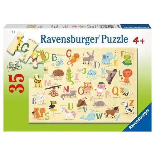 Ravensburger puzzle (slagalice) - Zivotinje od A-Z Slike