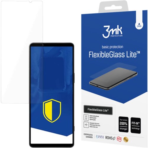 3mk SONY XPERIA 1 V FLEXIBLEGLASS SOLID KALJENO STEKLO ZA TELEFON, (21965947) Slike