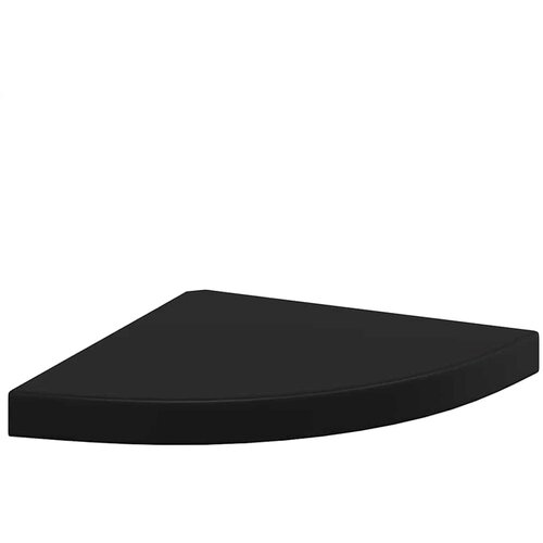  Plutajuća kutna polica crna 35 x 35 x 3,8 cm MDF Slike
