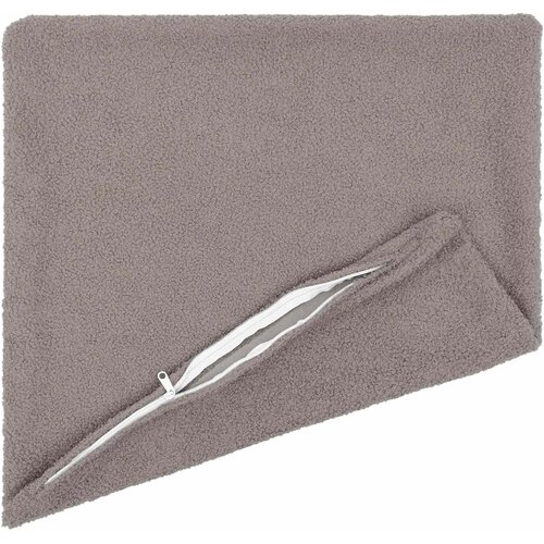  Presvlaka za jastuk 2 pcs HEERLEN Svjetlosiva 50 x 50 cm Boucl&amp;eacute; Slike