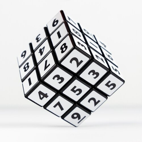  Sudoku kocka - bela Cene