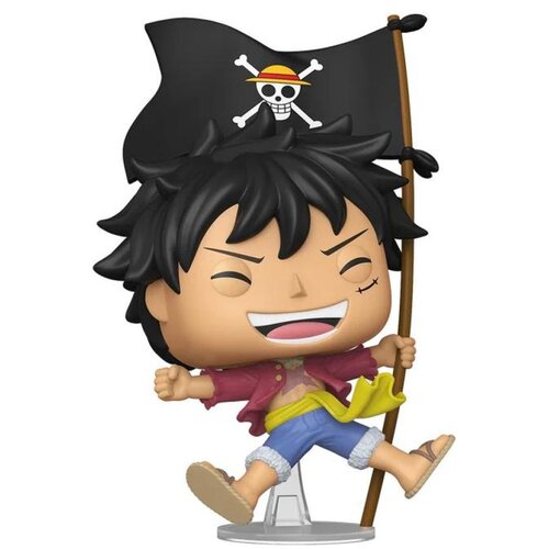Funko Bobble Figure Anime - One Piece POP! - Luffy With Flag #2214 Cene