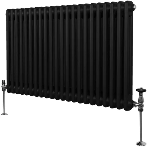Monster tradicionalni dvostebrni radiator - 600 x 1012 mm - črn, (21569962) Monster tradicionalni dvostebrni radiator - 600 x 1012 mm - črn, (21569962)