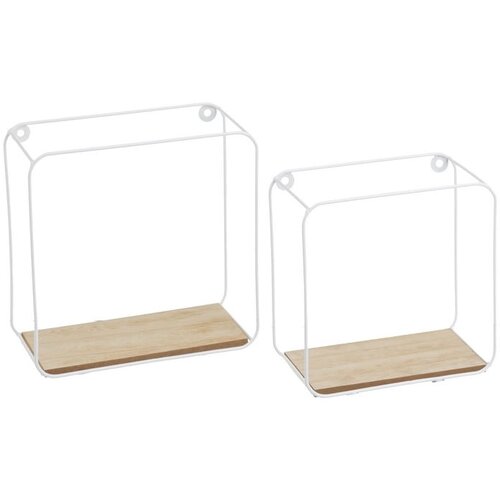 Casa Selección Bijele/u prirodnoj boji police u setu 2 kom 21 cm – Cijene