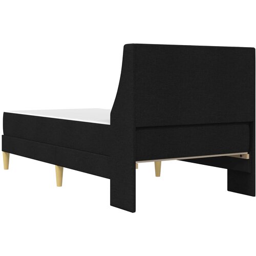  Okvir kreveta s madracem Crna 90 x 200 cm Poliester Slike
