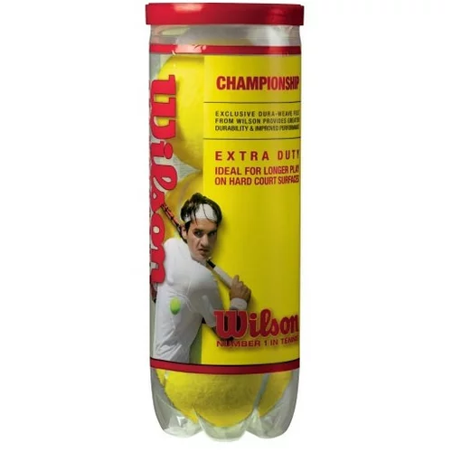 Wilson CHAMP XD TBALL 3 BALL CAN Teniske loptice, žuta, veličina