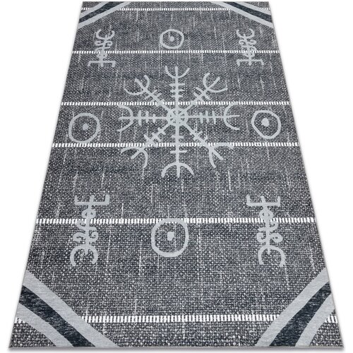 RugsX Preproge Preproga ANTIKA 118 tek, moderen azte&scaron;ki, pralna 80x150 cm Siva Cene
